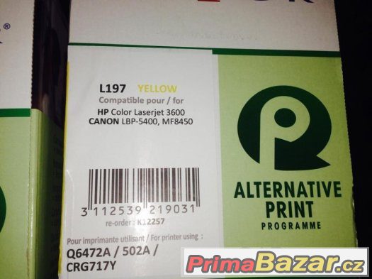 Tonery (náplně) do tiskárny Armor HP Color Laserjet 3600