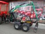 Vyvážečka LTC 3,4 s hydraulickou rukou za čtyřkolku, traktor