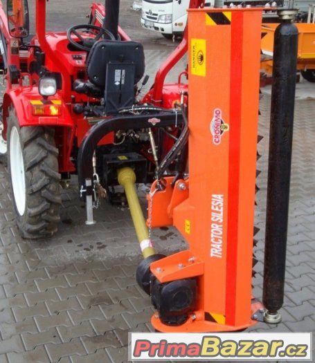 Příkopový mulčovač stranový MP-125 za traktor od 20 Hp