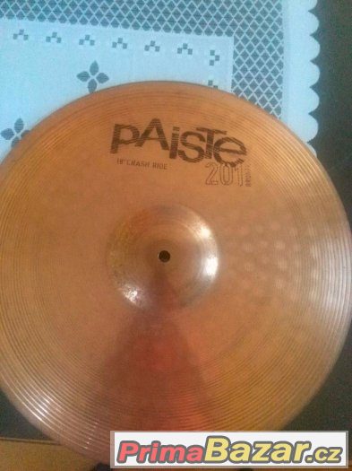 prodám paiste201 crash ride 18