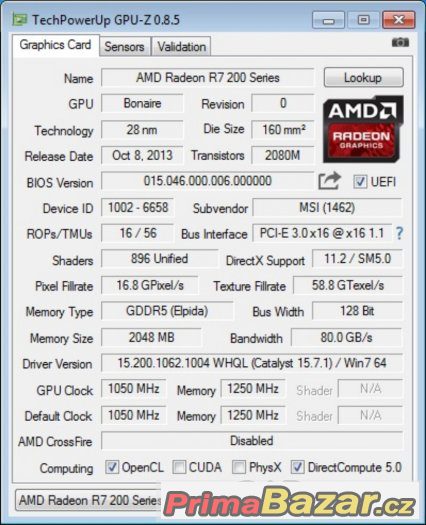 PRODÁNO Haswell - 3,3Ghz, 8GB RAM, HDD 500GB, R7-260X 2GB PRODÁNO Haswell - 3,3Ghz, 8GB RAM, HDD 500GB, R7-260X 2GB