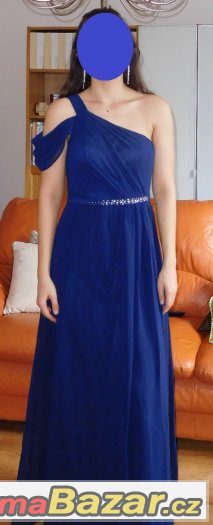 Modré plesové / společenské šaty Ever Pretty