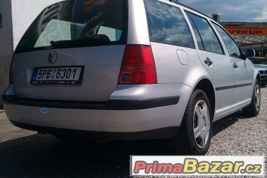 VW GOLF 1,6i  77kW - bez EKO daně