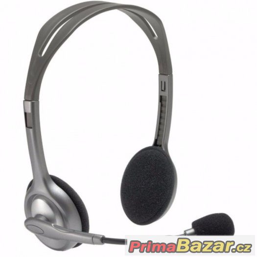 NOVÉ Logitech Stereo Headset H110 PC 390.- BOMBA CENA