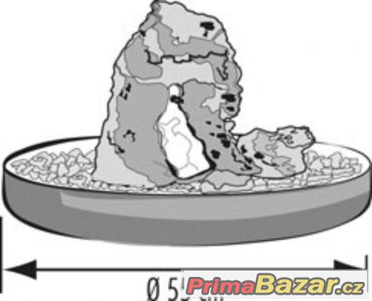 Zvlhčovač - fontána s lávovým kamenem