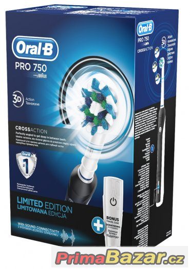 NOVÝ zubní kartáček Oral B Pro Black 750 SUPER CENA