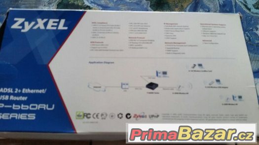 Router Zyxel P-660RU-T3 ADSL 2 ID:063