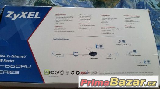 Router Zyxel P-660RU-T3 ADSL 2 ID:063