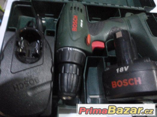 Bosch PSR 18 +bat + kufr