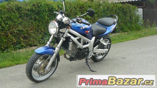 Suzuki SV 650 N, laděný výfuk, nová sada pneu