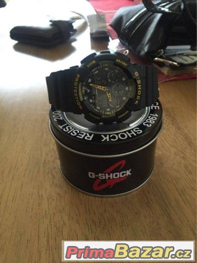 Černo-žluté hodinky Casio G-Shock