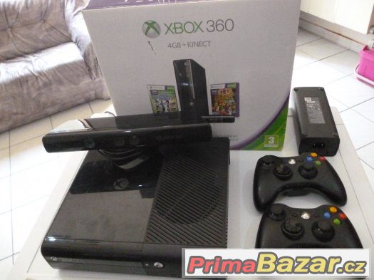 Microsoft Xbox 360 4GB Kinect + 2xovl +2xHra (Dle vlast.vyb)