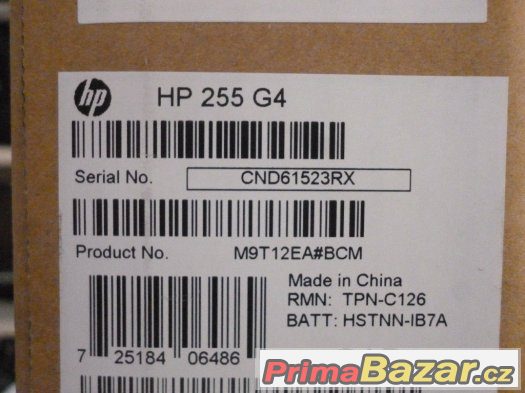 HP 255 G4 15.6 (Zaruka do 24.6.18)