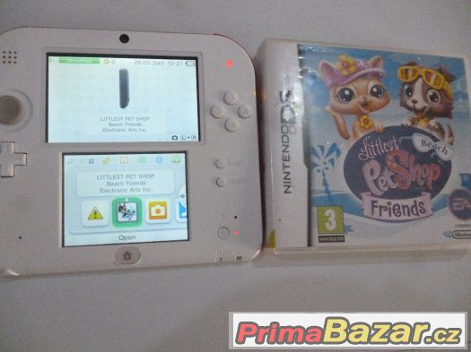 Nintendo 2DS + Hra (White Red)