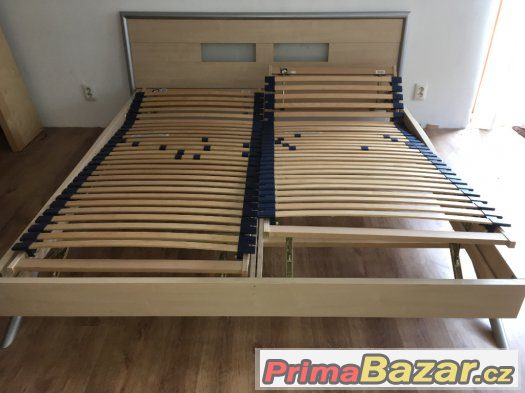 Moderní postel 180x200 + rošty a matrace