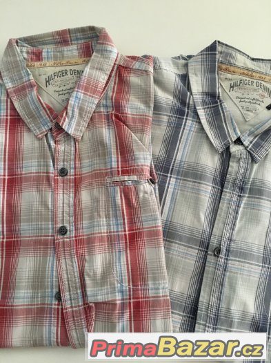 2x Panska košile Hilfiger Denim XXL 2x Panska košile Hilfiger Denim XXL