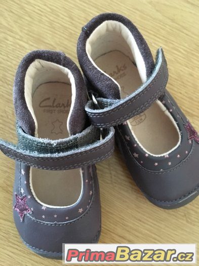 Kožené boticky Clarks NOVE Kožené boticky Clarks NOVE