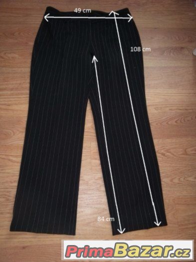 Dámské plátěné kalhoty zn.Basic line-casual wear,vel.46
