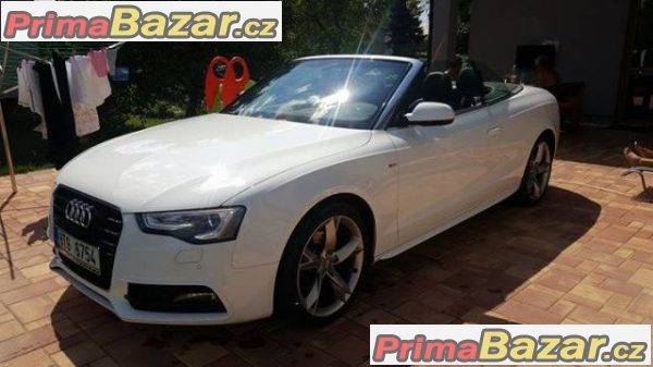 Audi A 5 TDI Cabriolet S-Line sport TOP stav