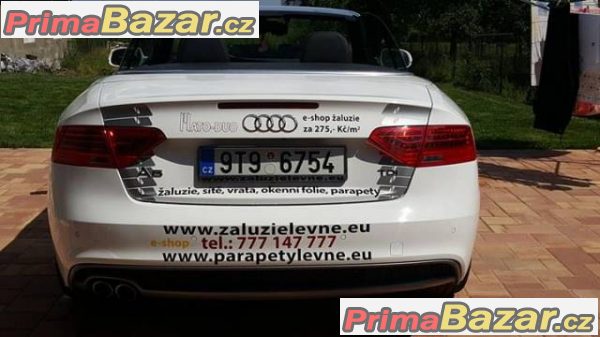 Audi A 5 TDI Cabriolet S-Line sport TOP stav