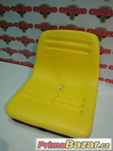 Polstrované, žluté sedadlo pro malotraktory a traktory