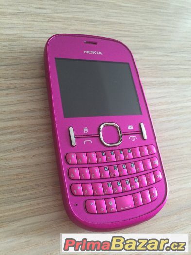 Nokia Asha 200 Pink (růžový) + kryt