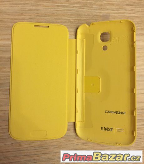 Samsung flipové pouzdro pro Galaxy S4 mini - žluté - Nové