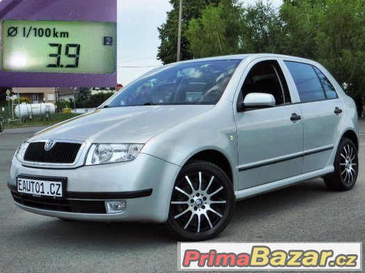 ŠKODA FABIA 1.9 SDI 47kW KLIMA 1.MAJITEL TAŽNÉ 4x Airbagy