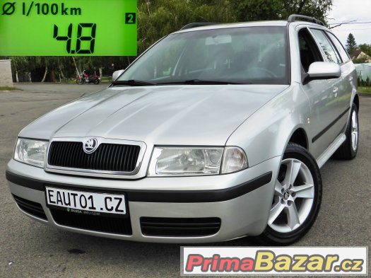 ŠKODA OCTAVIA COMBI 2004 1.9TDI 66kW KLIMA 1MAJITEL ALU16