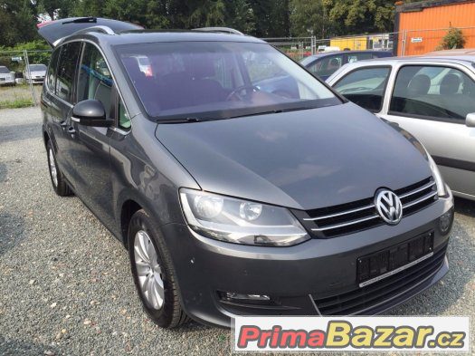 VW SHARAN 2012 TDI 125 kW el.tažné 7míst Panorama Navi Bufík