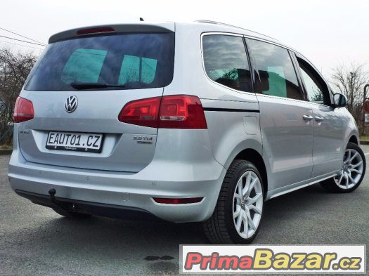 VW SHARAN 2012 TDI 125 kW Tažné Bixenon Kůže 11xBag DPH