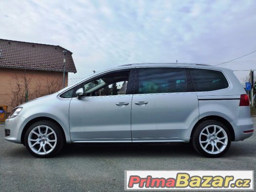 VW SHARAN 2012 TDI 125 kW Tažné Bixenon Kůže 11xBag DPH