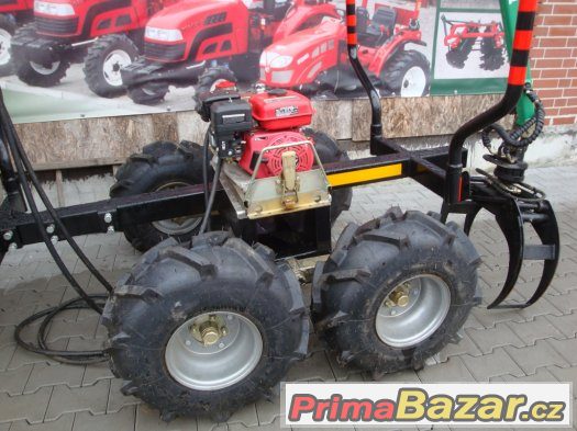 Vyvážečka LTC 3,4 s hydraulickou rukou za čtyřkolku, traktor – fotografie 4