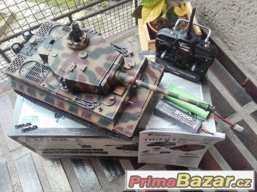 RC tank TIGER I. 2,4GHz Airsoft