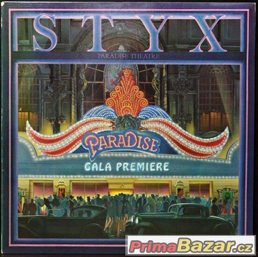 vinylové LP Styx - Paradise Theatre - laser etched