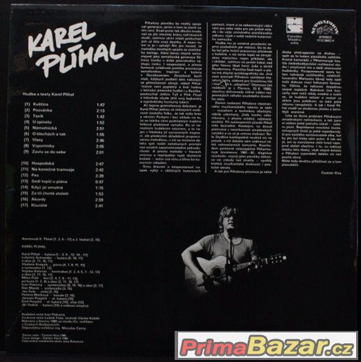 vinylové LP Karel Plíhal (1985)