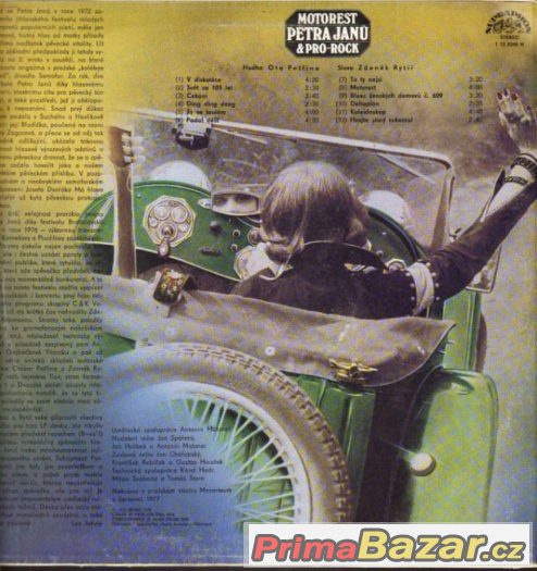 vinylové LP Petra Janů - Motorest vinylové LP Petra Janů - Motorest
