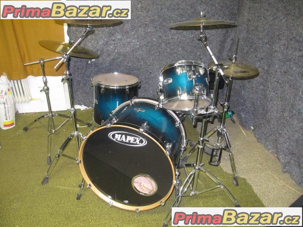 Prodám bicí soupravu Mapex M Birch Rock „24“ (Black Forest Sapphire) 1