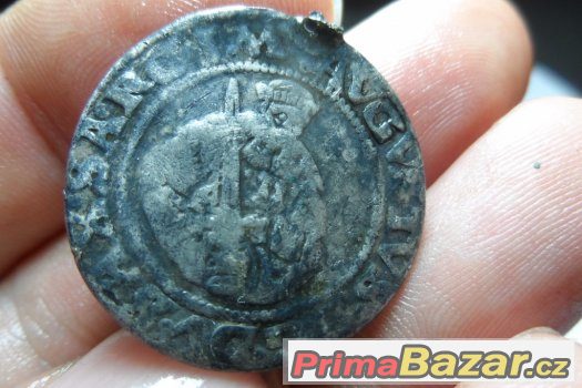 přívěsek mince Augustus I (1553-1586)  Ag.