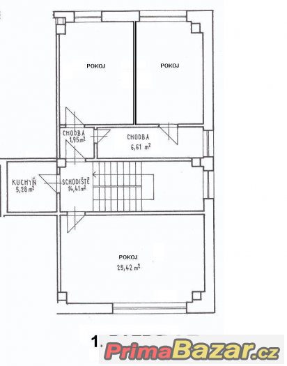 K prodeji atypický dvoupodlažní mezonetový byt 130 m2 Zlín