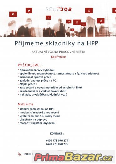 Skladník Kopřivnice