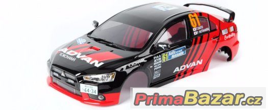 RC karosérie 1/10 Mitsubishi Lancer EVO X - Rally