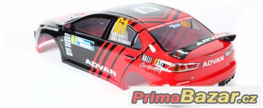 RC karosérie 1/10 Mitsubishi Lancer EVO X - Rally