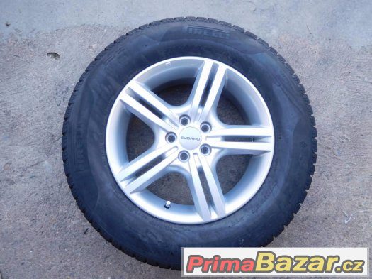 Subaru Forester 5x100 ET48 215/65/16 - orig. zimní ALU sada