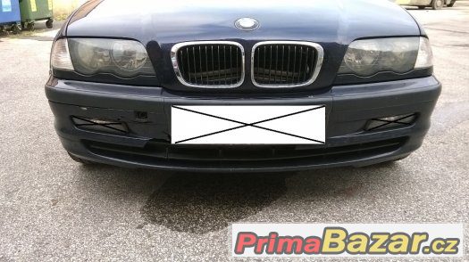 BMW E46 Touring / Sedan - přední nárazník, lišty, výplňe