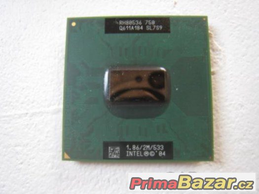 CPU Intel Pentium 750 1.86/2M/533 pro notebook