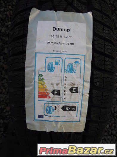 4x nové zimní Dunlop SP WinterSport 3D 195/55/16 87T 4x nové zimní Dunlop SP WinterSport 3D 195/55/16 87T
