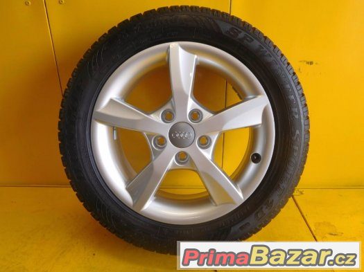 Audi A3 5x112 ET43 205/55/16 Dunlop - orig. nová zimní ALU