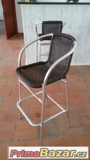 Barové židle, kovové