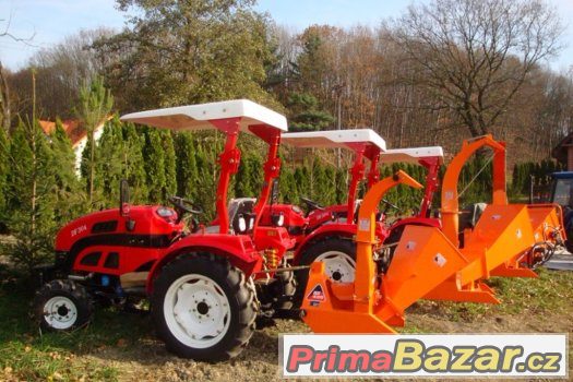 štěpkovač BX42S za malotraktor, drtič větví do 10 cm průměru